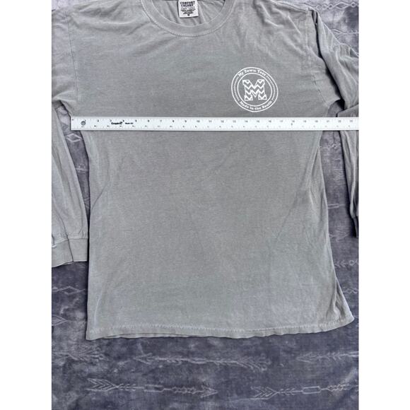Men's Comfort Colors My Town Tees Made in the South T-Shirt Gray M Patriotic - Picture 2 of 10